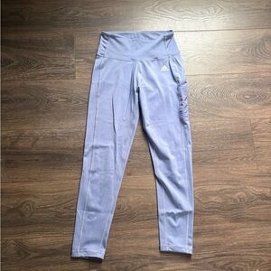 Adidas Lavender High-Waisted Leggings